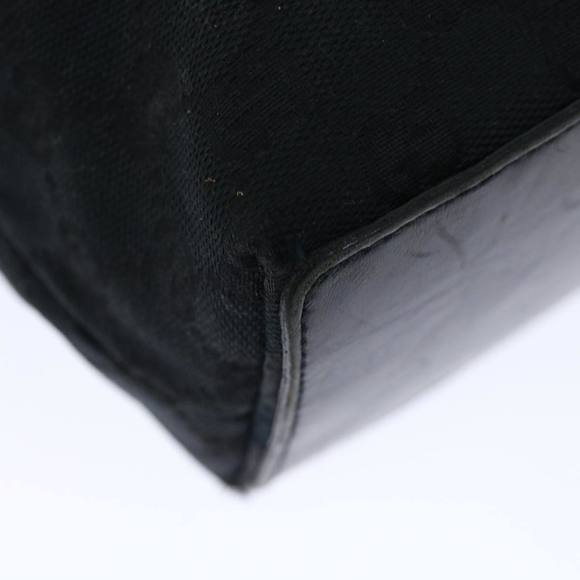 GUCCI GG Canvas Hand Bag Black 002 1099 Auth 66931 - Picture 12 of 16